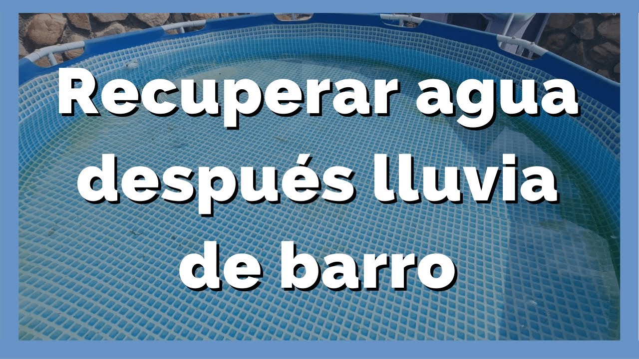 Cómo limpiar una piscina después de una tormenta