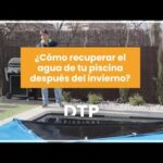 Cómo tratar una piscina después de una nevada