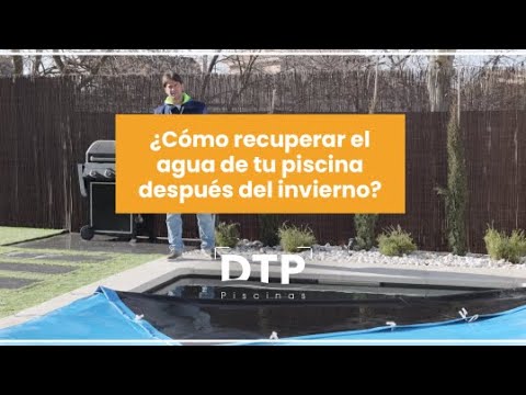 Cómo tratar una piscina después de una nevada