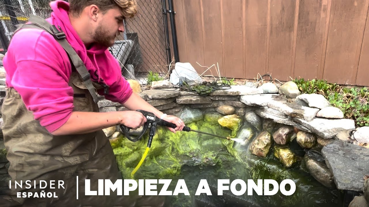 Mantenimiento de piscinas con cascadas o fuentes