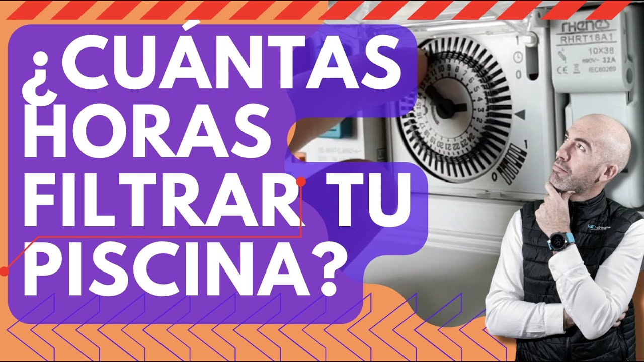¿Cuánto tiempo debe estar en funcionamiento la bomba de una piscina?