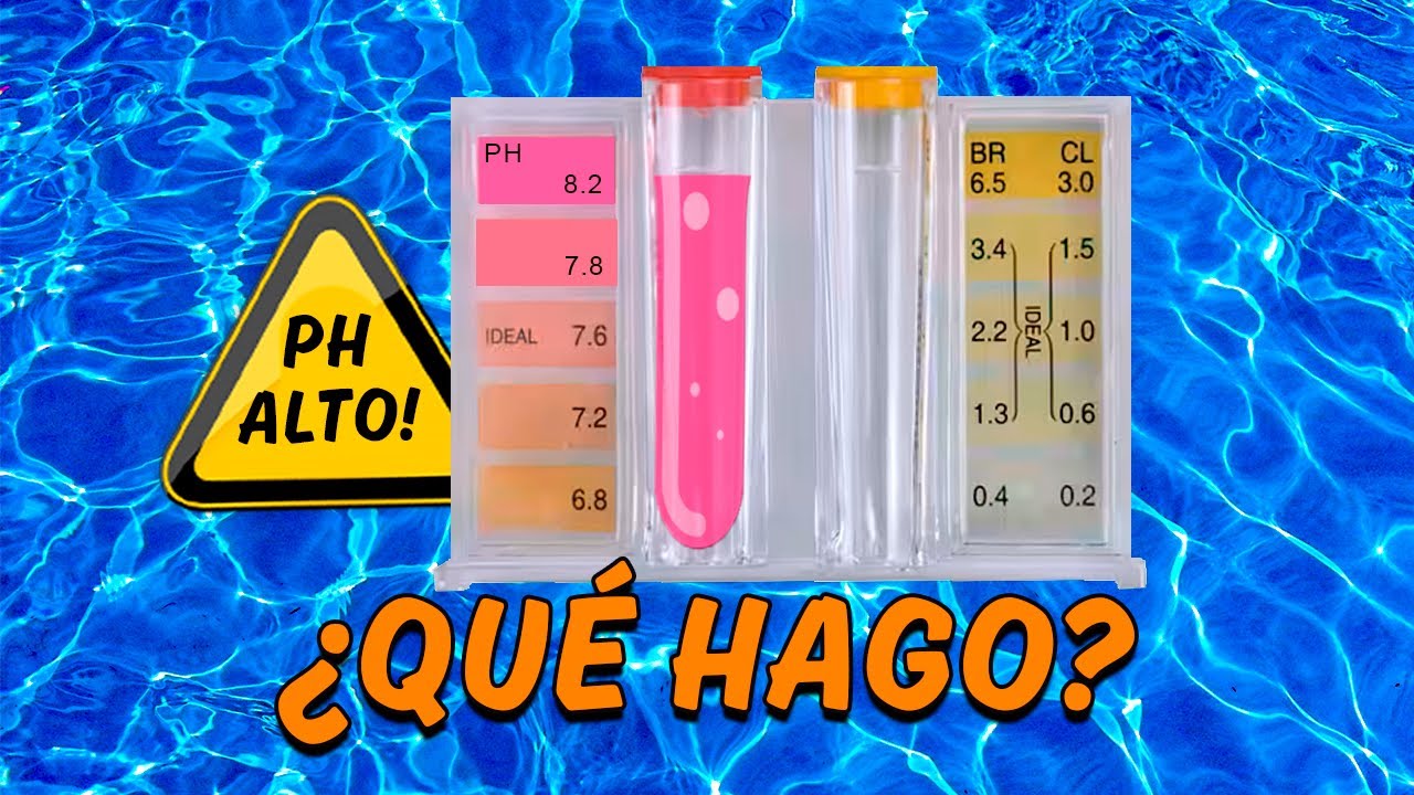 ¿Qué hacer si el pH de la piscina es demasiado alto?