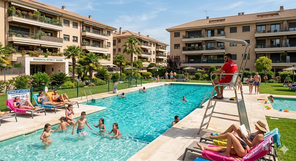 Cuánto cuesta mantener una piscina comunitaria en Madrid
